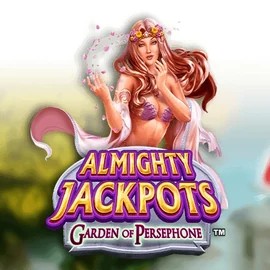 Almighty Jackpots: Garden of Persephone by Novomatic, showcased at staked.eu.com – game logo