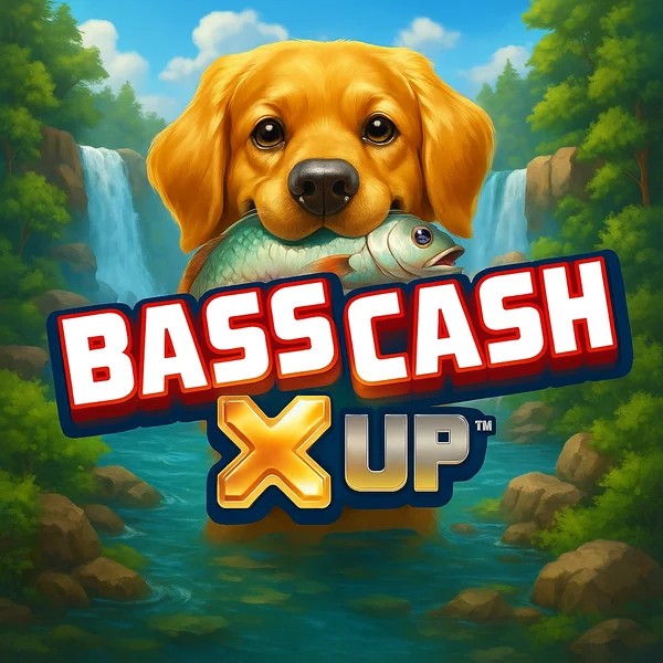 Bass Cash X UP logo by Alchemy Gaming Stake Casino