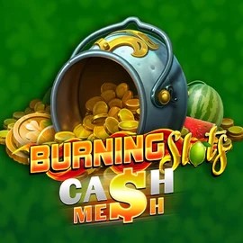 Burning Slots Cash Mesh slot logo by BF Games at Stake Casino