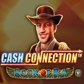 Cash Connection Book Of Ra logo by Novomatic at Stake Casino