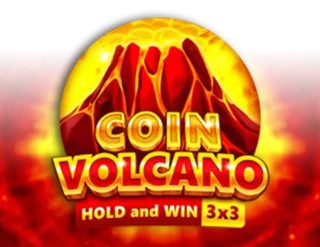 Slots logo of Coin Volcano from 3 Oaks Gaming at Stake Casino