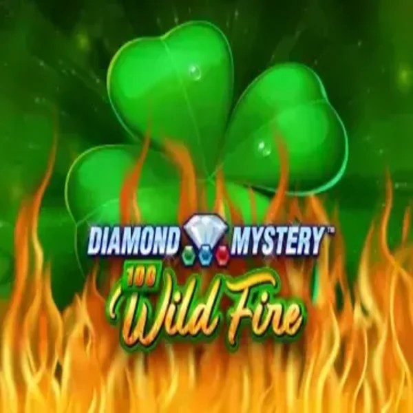 Diamond Mystery 100 Wild Fire slot logo by Greentube at Stake Casino