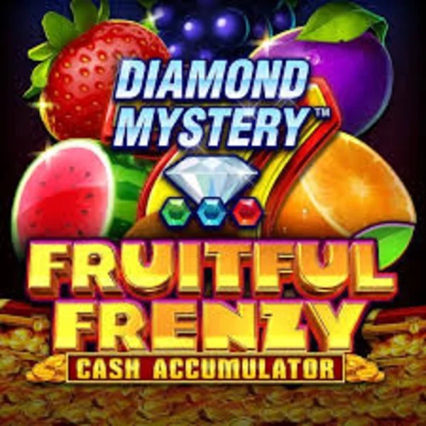 Diamond Mystery Fruitful Frenzy Cash Accumulator online game logo by Greentube on staked.eu.com