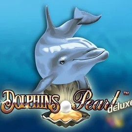 Dolphins Pearl Deluxe logo by Novomatic at Stake Casino