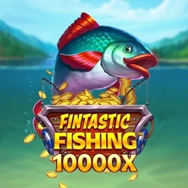 Official Slots logo: Fintastic Fishing by Foxium at Stake Casino