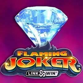 Flaming Joker Link and Win logo by Barstruck at Stake Casino