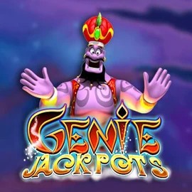 Official Jackpots logo: Genie Jackpots by Blueprint Gaming at Stake Casino