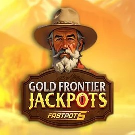 Gold Frontier Jackpots FastPot5 online game logo by Yggdrasil on staked.eu.com