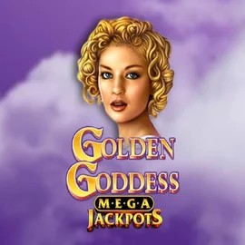 Golden Goddess Megajackpots slot logo by IGT at Stake Casino