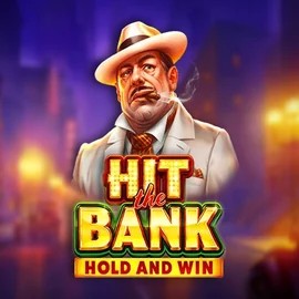 Hit The Bank Hold and Win slot visual from Playson available on staked.eu.com
