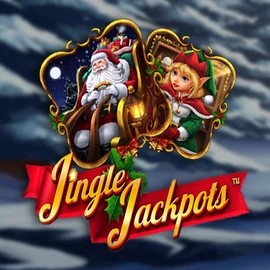 Jingle Jackpots slot icon by Dragon Gaming, available at Stake Casino