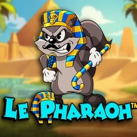 Le Pharaoh online game logo by Hacksaw Gaming on staked.eu.com