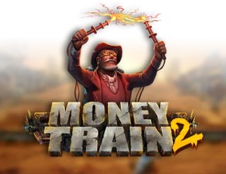 Money Train 2 slot logo by Relax Gaming at Stake Casino