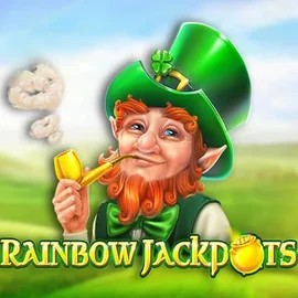 Rainbow Jackpots logo – Jackpots by Red Tiger Gaming at Stake Casino