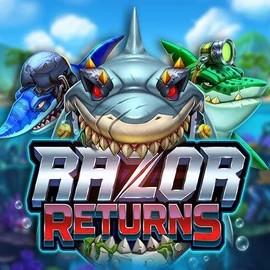 Razor Returns logo by Push Gaming Stake Casino