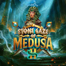 Stone Gaze of Medusa 2 online game logo by Stakelogic on staked.eu.com