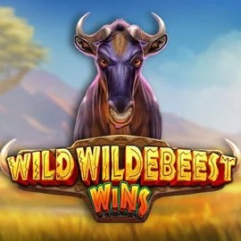 Wild Wildebeest Wins online game logo by Pragmatic Play on staked.eu.com