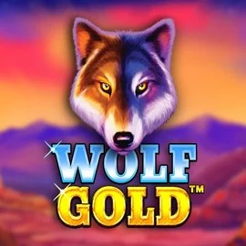 Slots logo of Wolf Gold from Pragmatic Play at Stake Casino